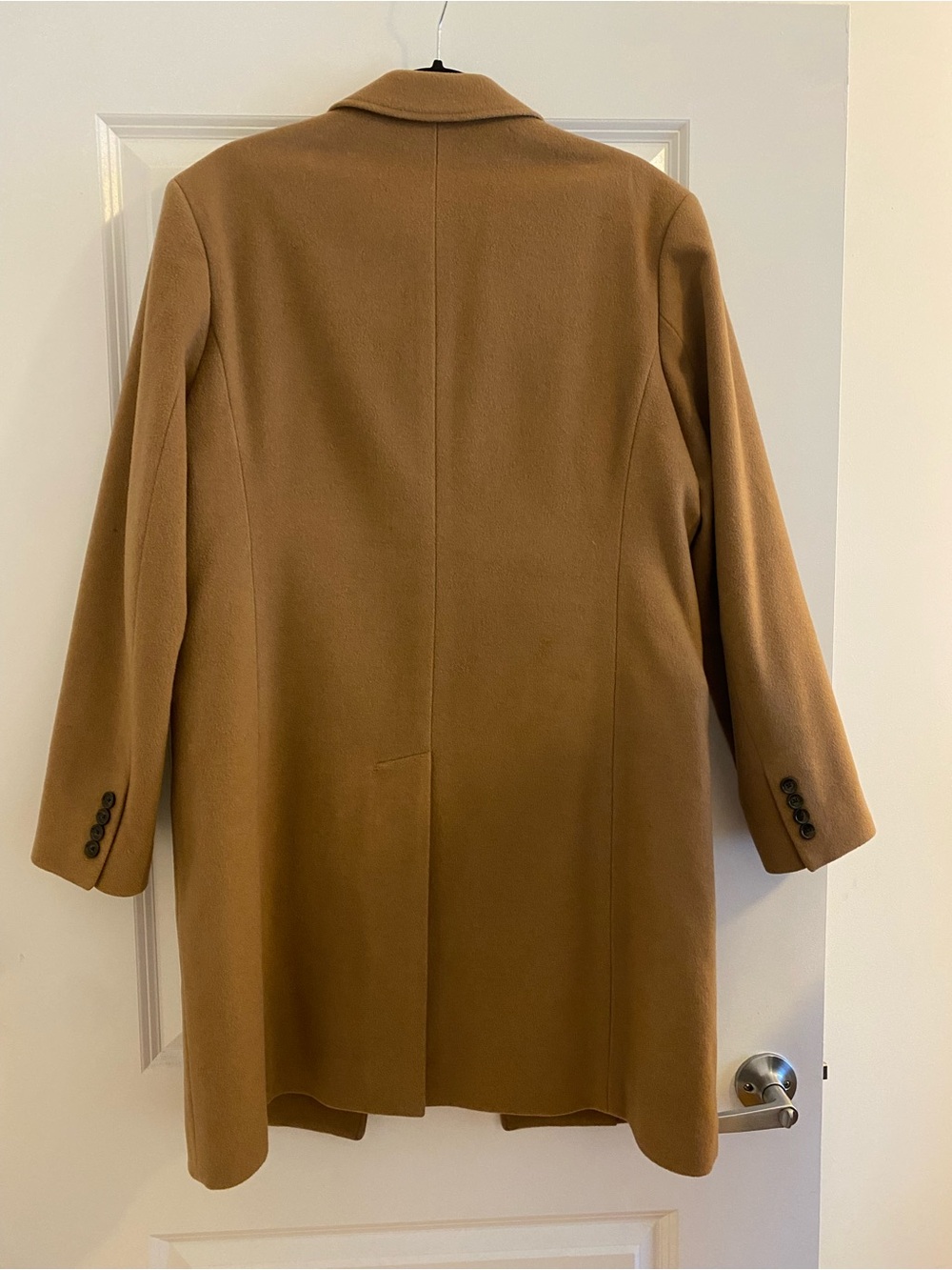 J. Crew Ludlow Wool and Cashmere Topcoat 38S Camel Tan - Picture 2 of 6